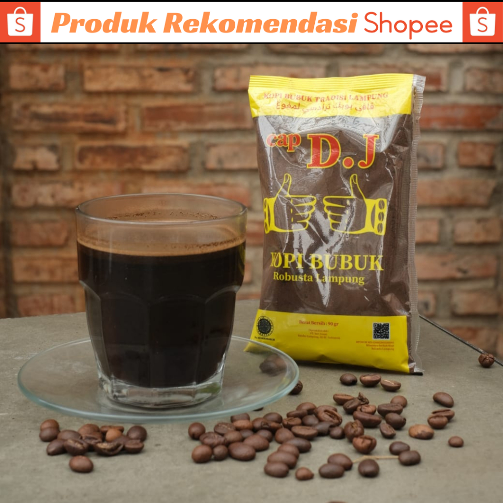 Kopi Cap D.J Dua Jempol Produksi El's Els Coffee 100% Biji Kopi Pilihan - Kopi DJ