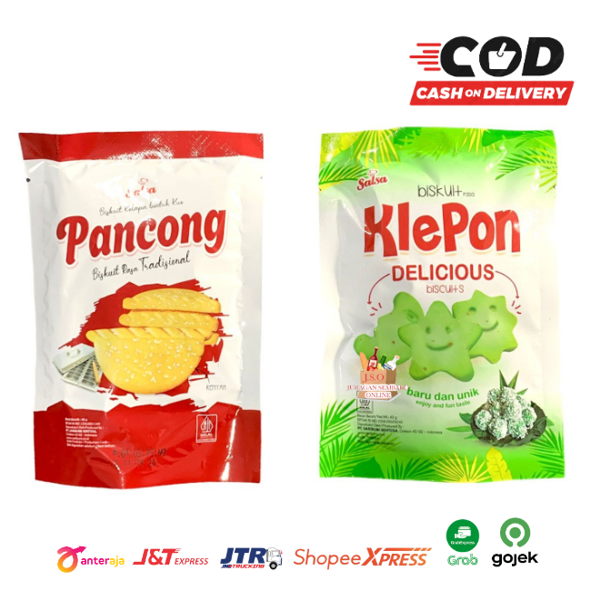 (JSO) BISKUIT KLEPON PANCONG Salsa 50gr Biskuit Rasa Klepon Snack Cemilan Anak