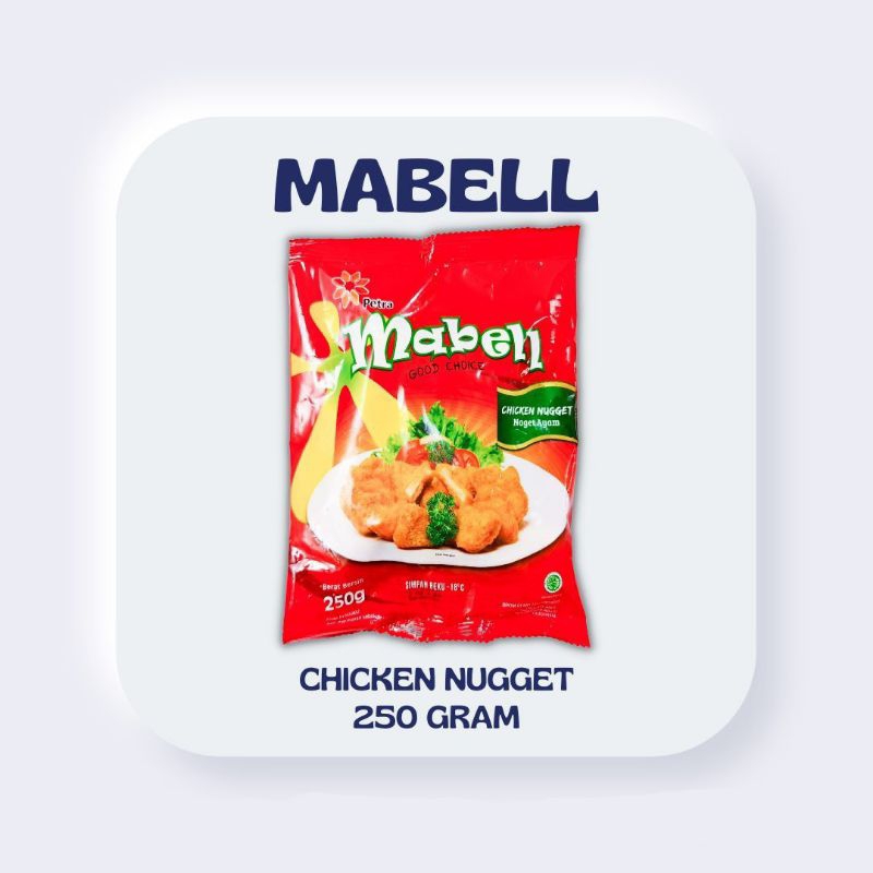 

ADDRIELLA Mabell Nugget Ayam 250gr | Mabell/Frozenfood/Frozenfood Murah