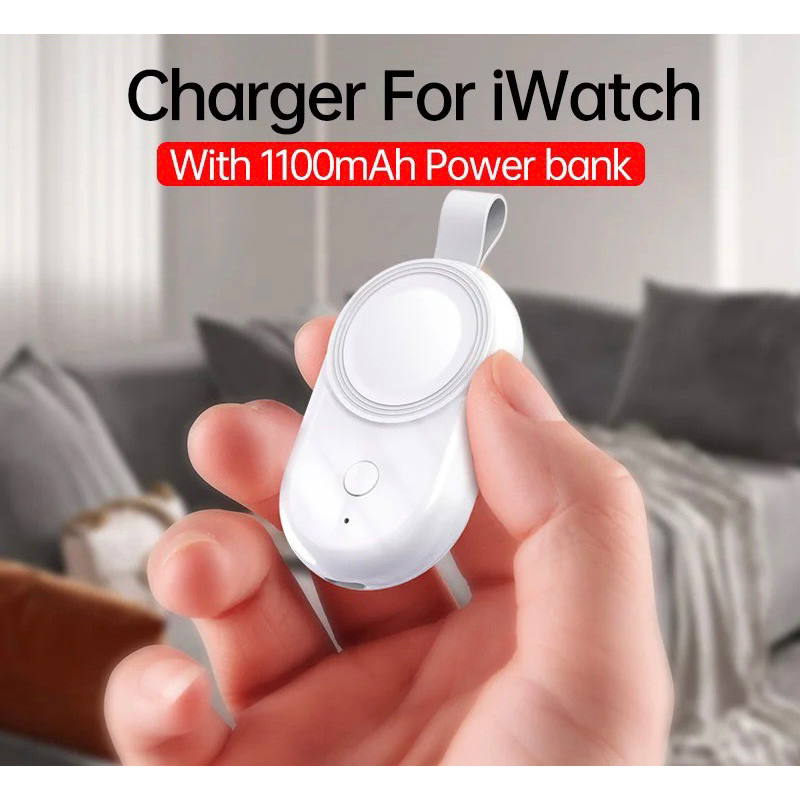 Mini Powerbank Apple watch 8 7 6 5 4 3 2 1 Portable charger wireless iwatch series SE Travel charging