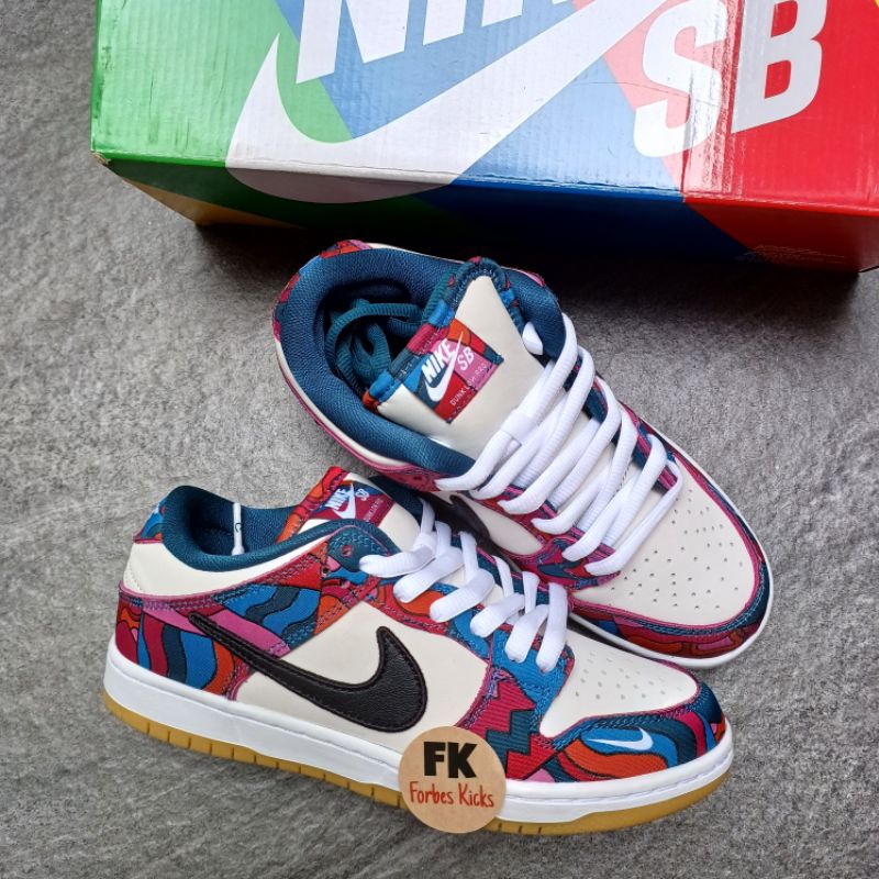 Nike SB Dunk Low Pro Parra Abstract Art || atmos elephant print