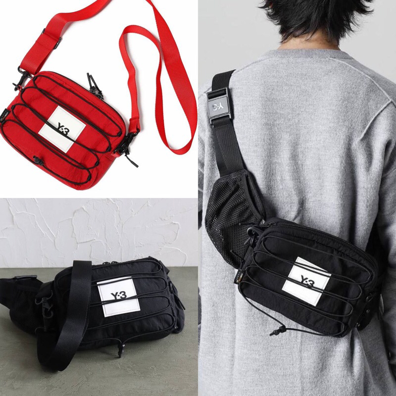 TAS BUMBAG BRANDED PRIA ORIGINAL - Y 3 Bumbag Logo