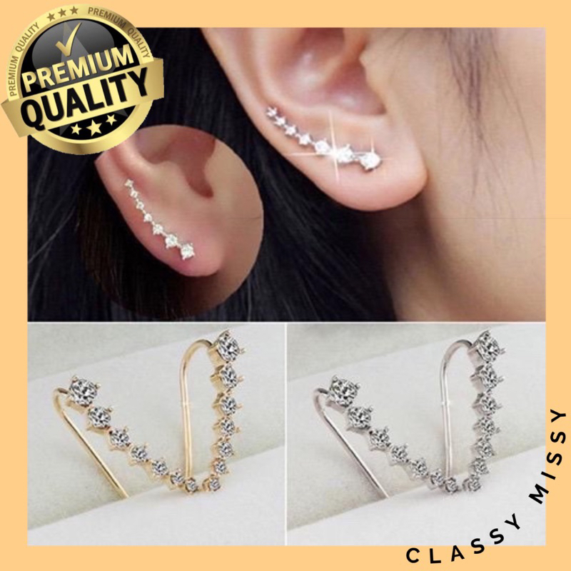 Anting Tusuk | Aksesoris Wanita | Anting Berlian | Anting Tusuk Korea | Anting Tusuk Emas Murah A38