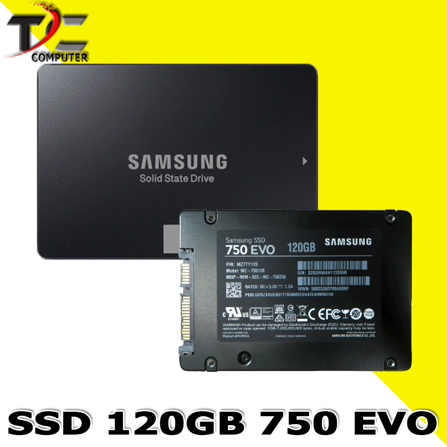 SSD SAMSUNG 750 EVO 120 GB sata