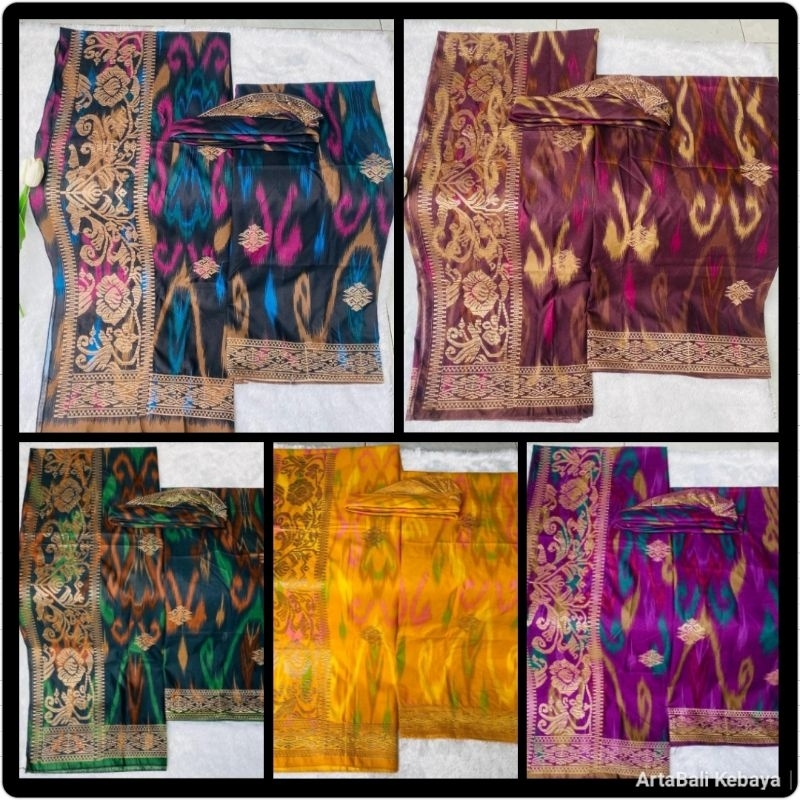 Couple endek katun bordir