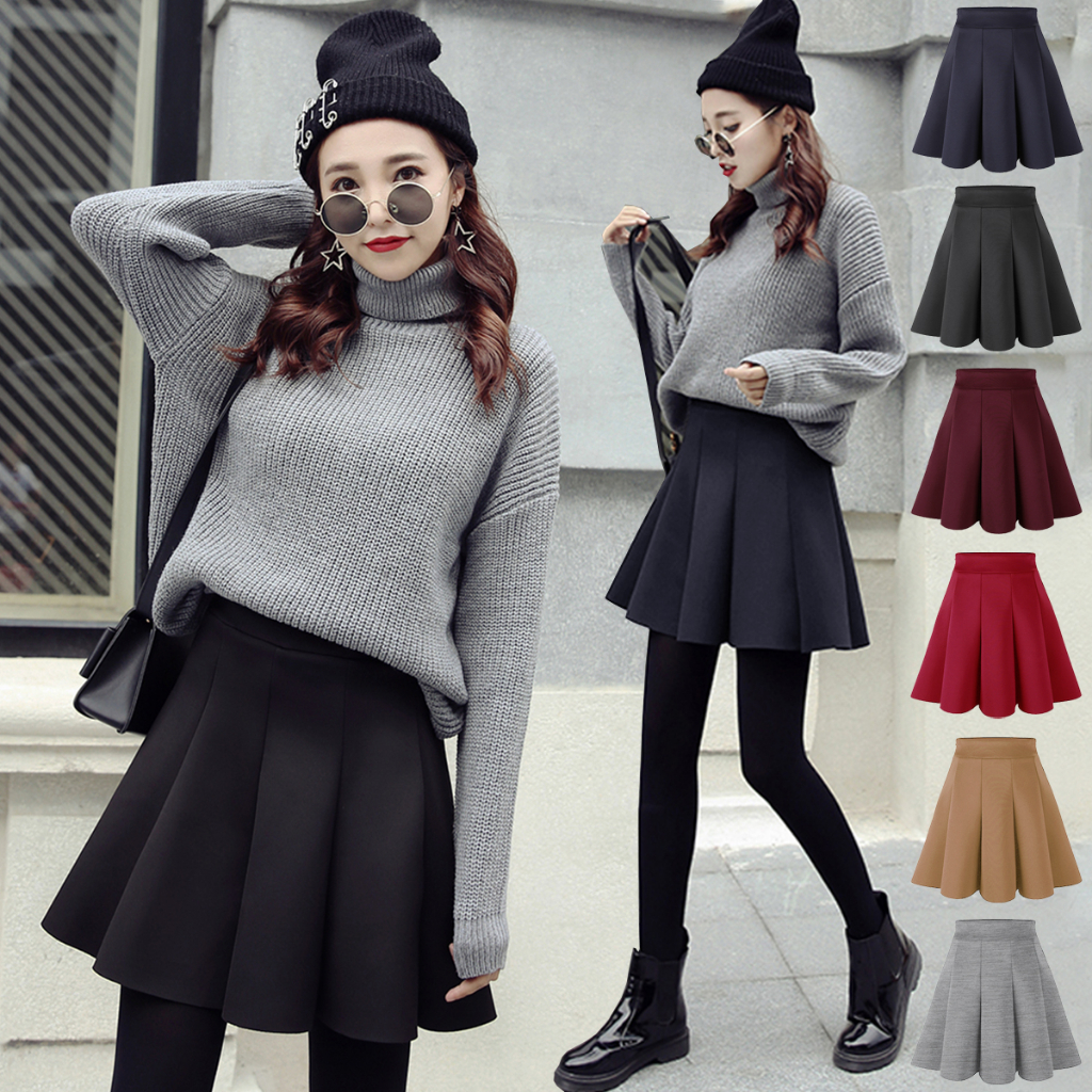 KARAKOREA 11 MINI space cotton skirt/rok mini/rok kerja/ rok pendek wanita