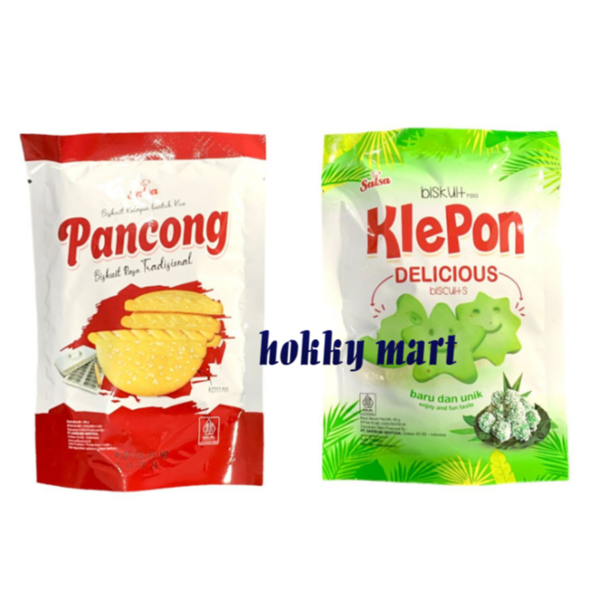 

(HOKKY) BISKUIT KLEPON PANCONG Salsa 50gr Biskuit Rasa Klepon Snack Cemilan Anak