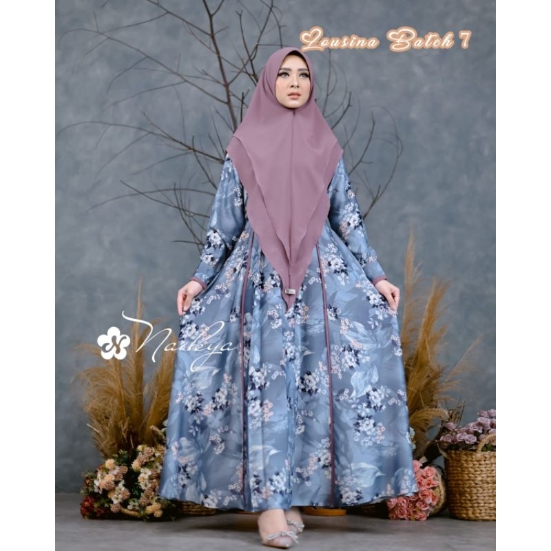 GAMIS LOUSIANA SET SYAR'I BUTCH 7 ORI BY NAZKYA
