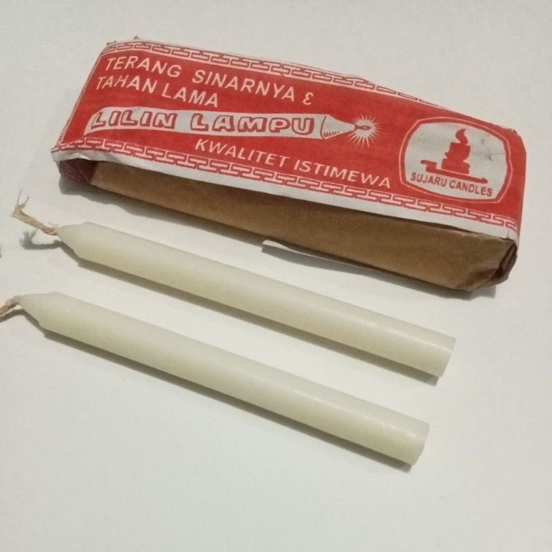 LILIN BATANG/LILIN SUJARU/LILIN PUTIH UKURAN KECIL