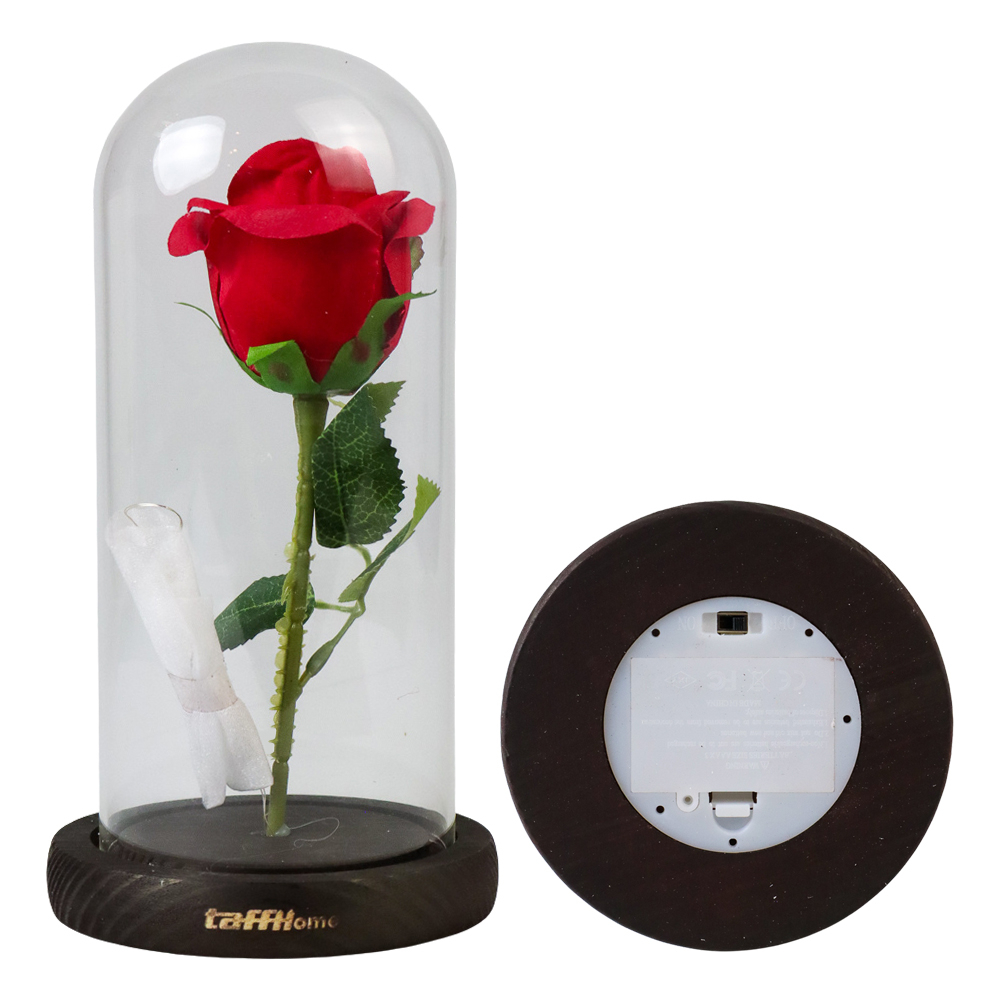 Lampu Meja Hias LED Mawar Beauty &amp; The Beast Warm White - AC01