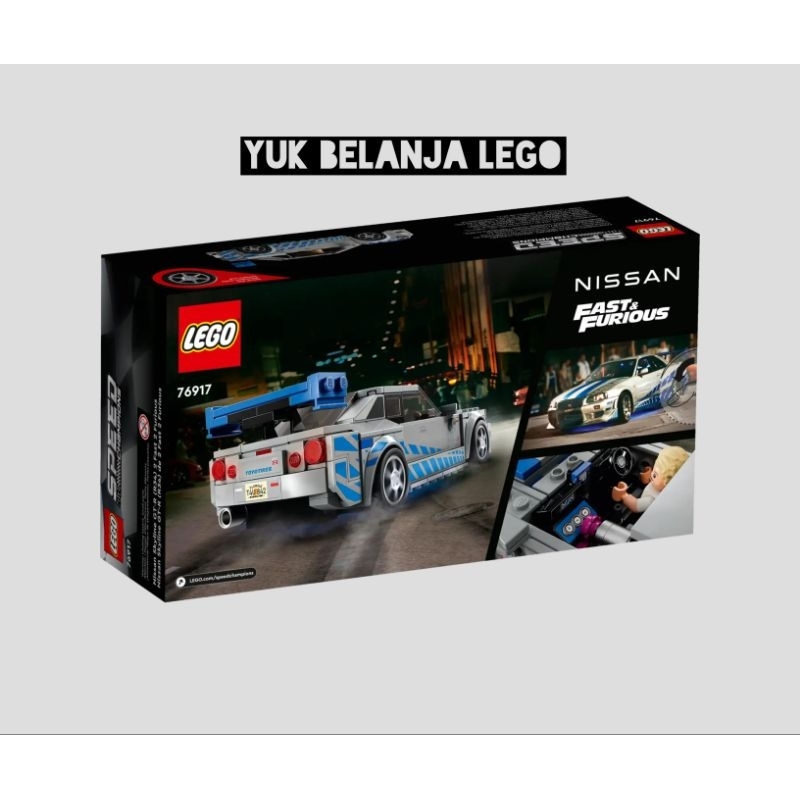 LEGO Speed Champions 76917 2Fast 2Furious Nissan Skyline GT-R (R34)