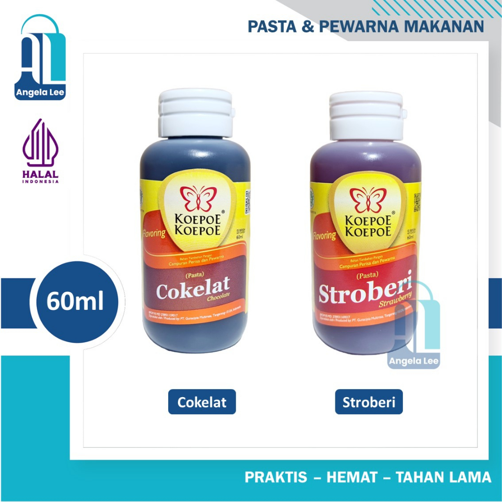 

Koepoe Koepoe Perisa Pewarna Makanan Pasta Cokelat Coklat Stroberi Koepoe 60ml