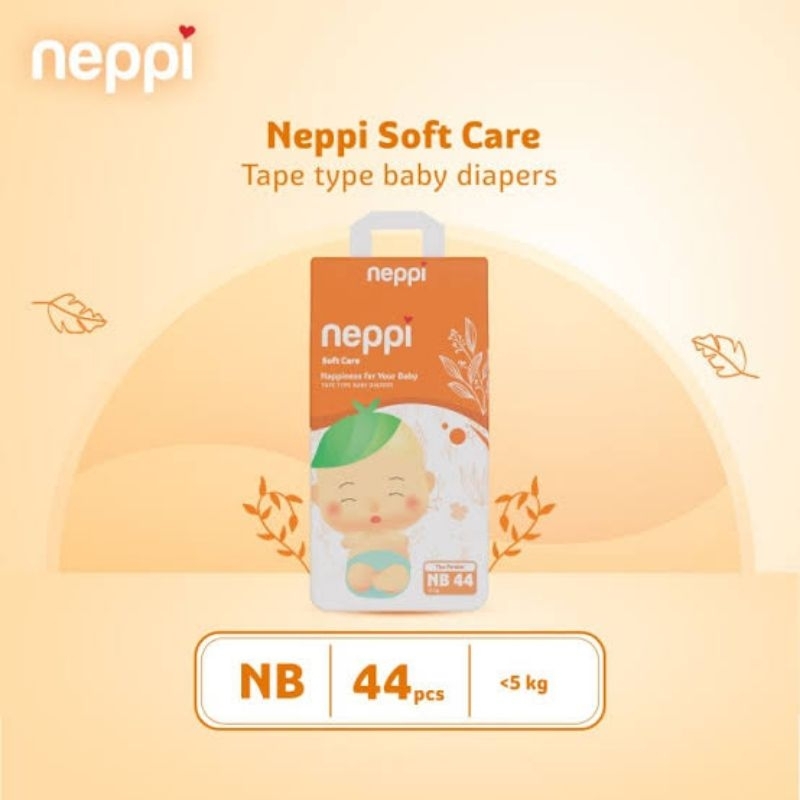 NEPPI Soft Care Diapers Tape NB44