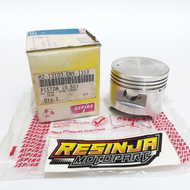 Piston Seher Honda Astrea Grand Prima Supra X Lama Legenda Win Oversize Os 50 GN5 Original Aspira