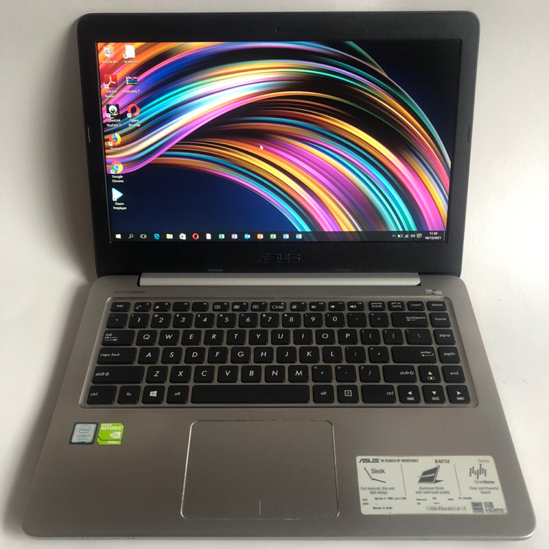 Laptop Asus K401U - Core i7 gen 7 - Dual Vga - Nvidia940MX - Ram 16GB Ssd 256GB