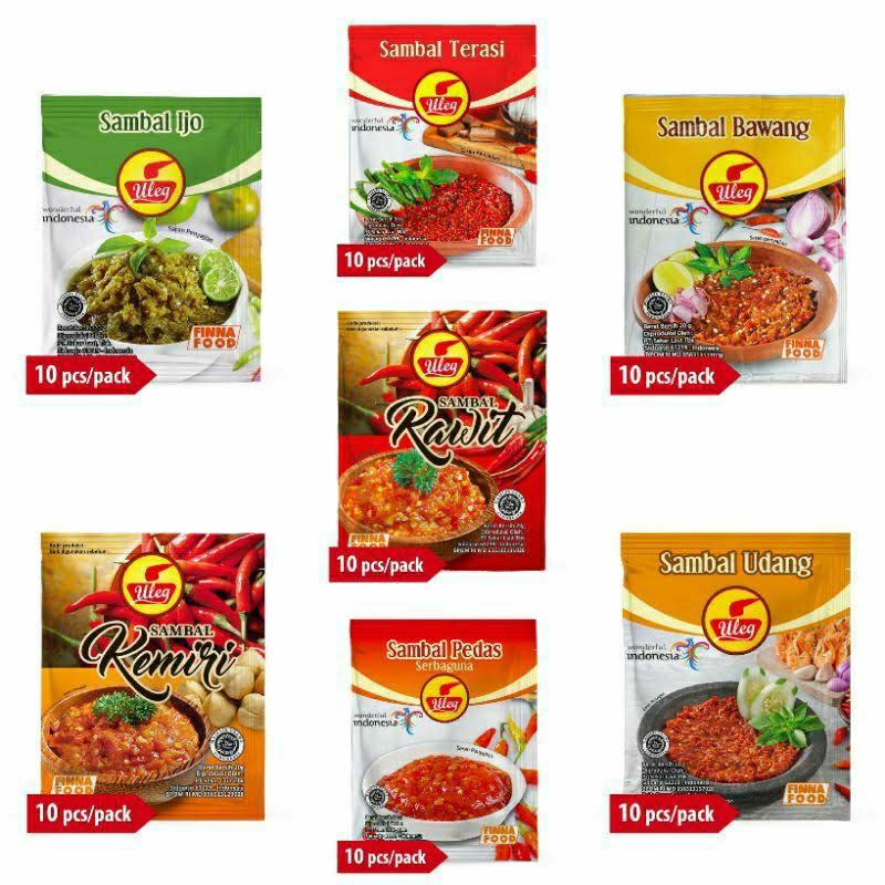 

Sambal Instan Finna 20GR (1pak isi 10pcs)