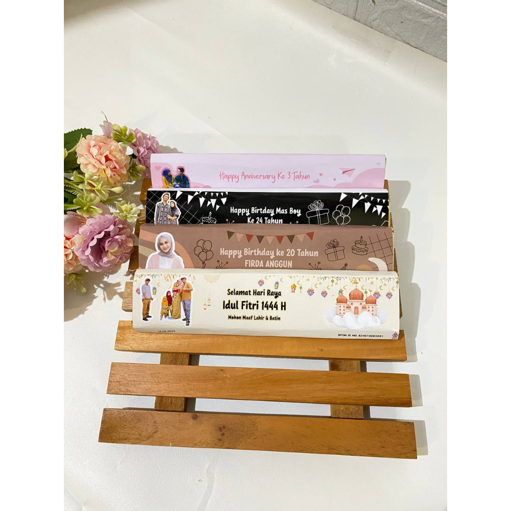 

Coklat Silverqueen Custom Ucapan dan Foto