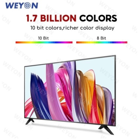 WEYON SMART TV LED 65 INCH TV ANDROID 11.0 DIGITAL TV 4K UHD