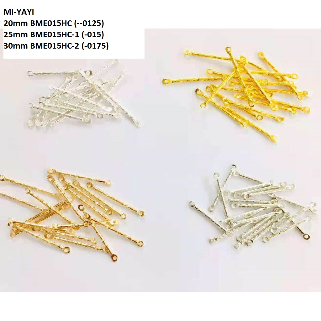 Sambungan Anting/Gelang Motif Uk 20mm-30mm, Harga/10-50pc