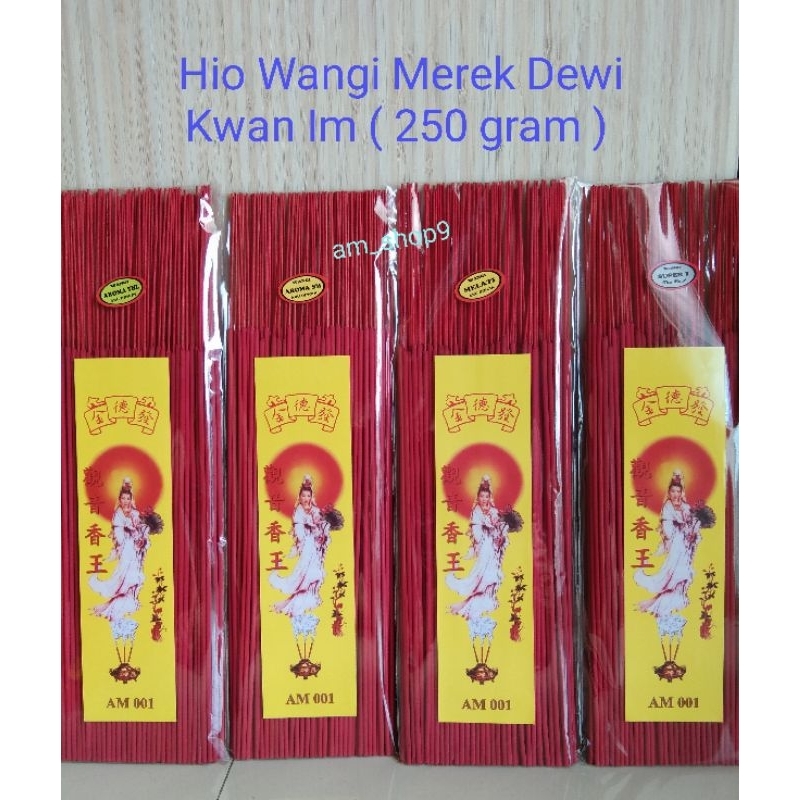 Promo..!!!  Dupa/Hio Wangi, Merek Dewi Kwan Im ( 250 gram dan 100 Batang/11 Aroma )