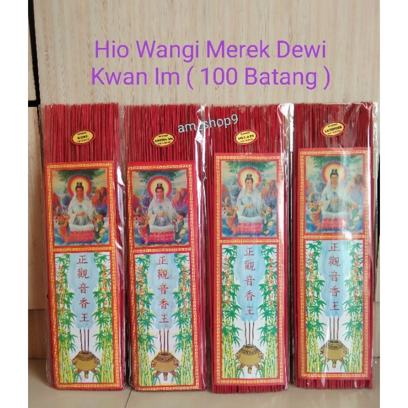 Promo..!!!  Dupa/Hio Wangi, Merek Dewi Kwan Im ( 250 gram dan 100 Batang/11 Aroma )