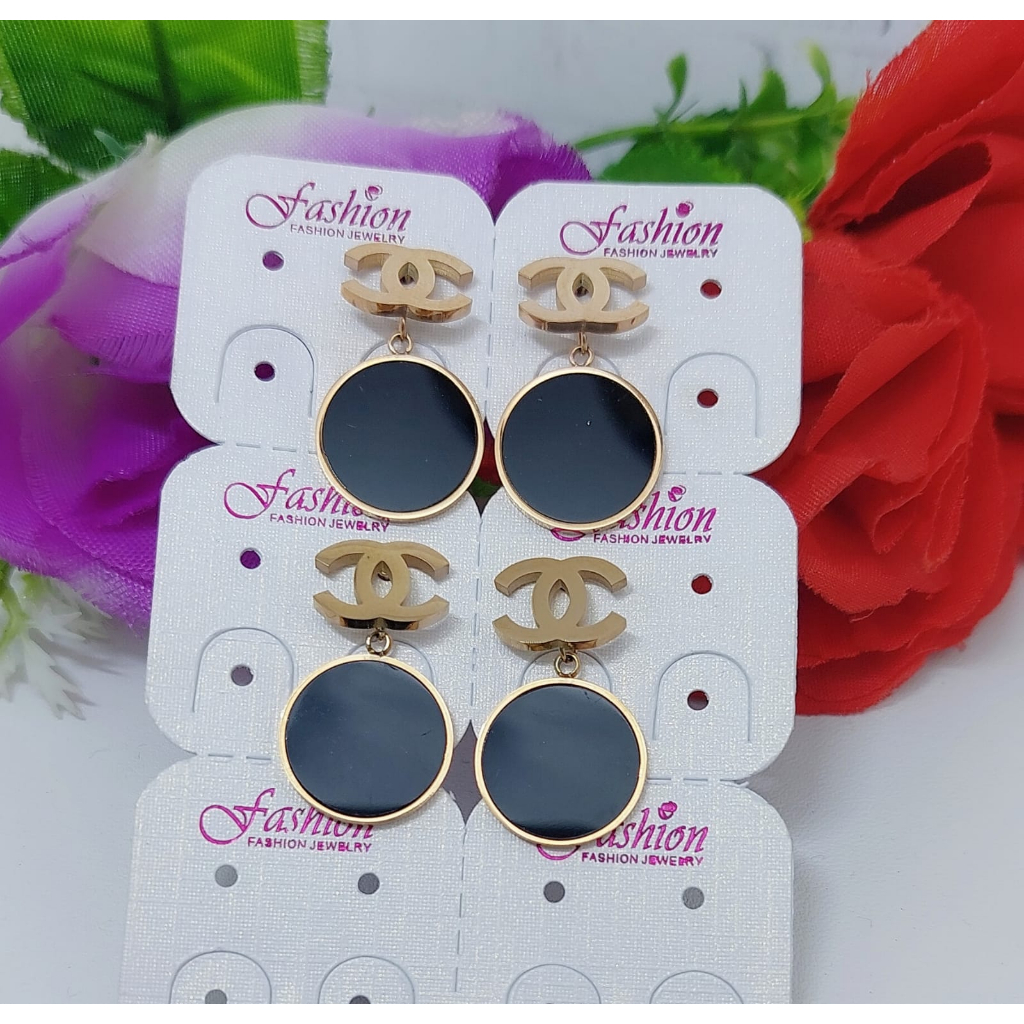 Anting Titanium Anti Karat Perhiasan Fashion R24/25/26