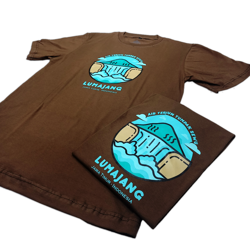 Kaos khas LUMAJANG TUMPAK SEWU kaos has lumajang kaos katun kaos oleh oleh lumajang kaos murah