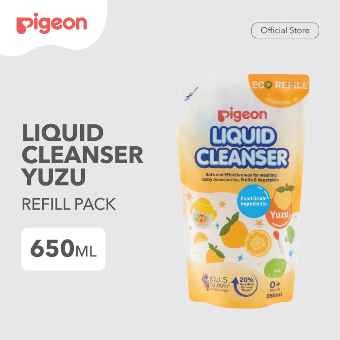 PIGEON Liquid Cleanser 650 ML REFILL Yuzu