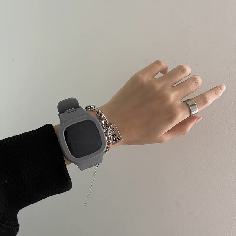 SEN - ✅COD Jam Tangan Digital Wanita Pria Tahan Air Fashion Watch LED Tampilan Layar Besar Dengan Font Warna-warni