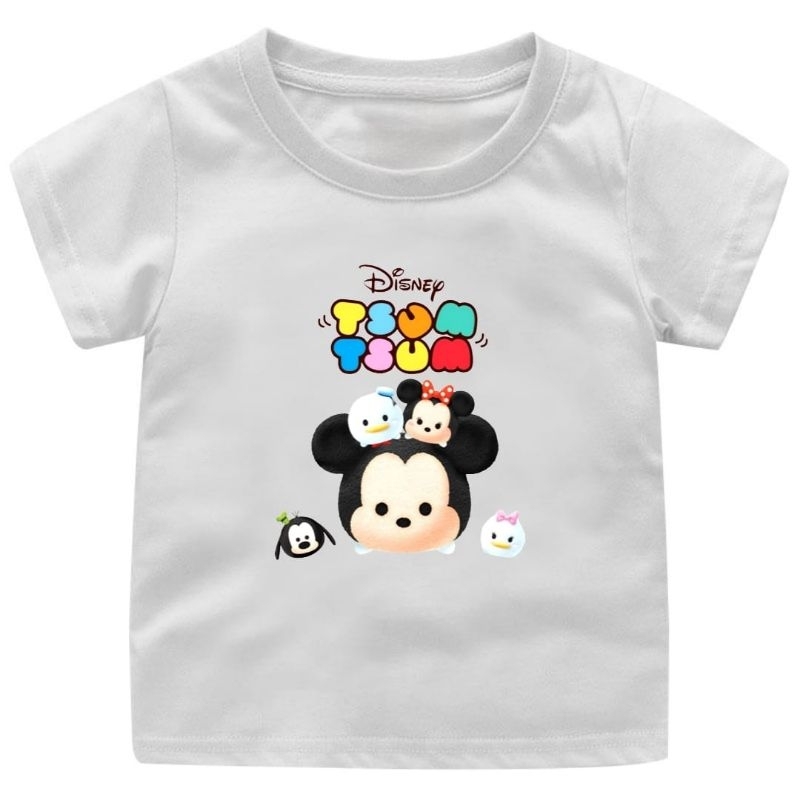 BAJU KAOS ANAK CEWEK BONEKA TSUM-TSUM 1-12 TAHUN//PAKAIAN ANAK PEREMPUAN
