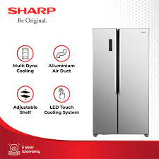 Kulkas Sharp SJIS50M SL SJ IS 50M SL 50 M 472 Liter  Side By Side Inverter Bandung Only