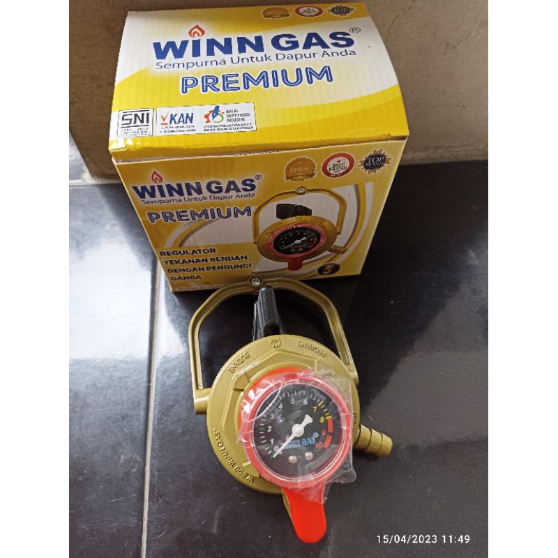 WIN GAS REGULATOR TEKANAN RENDAH DENGAN PENGUNCI GANDA W-900 M/W-900NM/W800M