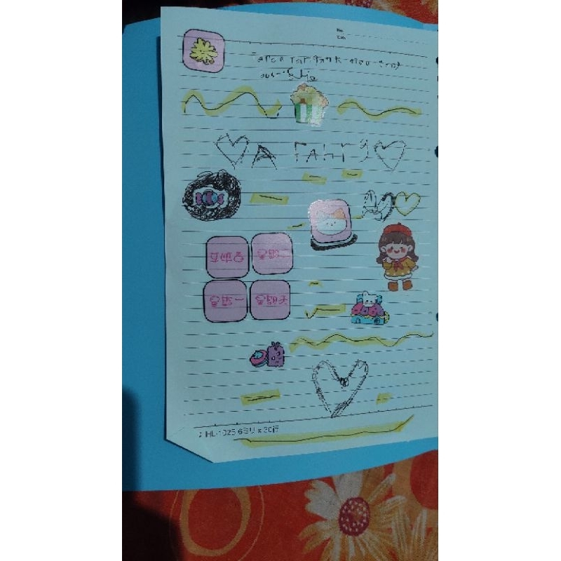 

kertas untuk surat unik bisa design nama masing-masing