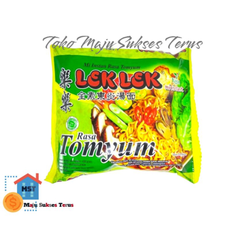 Mie Lek Lek Vegan Vegetarian 100% Halal Sup Goreng Kari Pedas Korea Tomyum