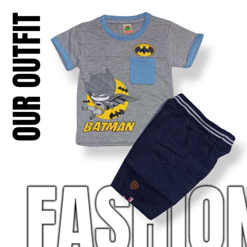 Kakugo Setelan Baju Anak / Baju anak 6bln-2th / Baju dan Celana anak / Baju Marvel