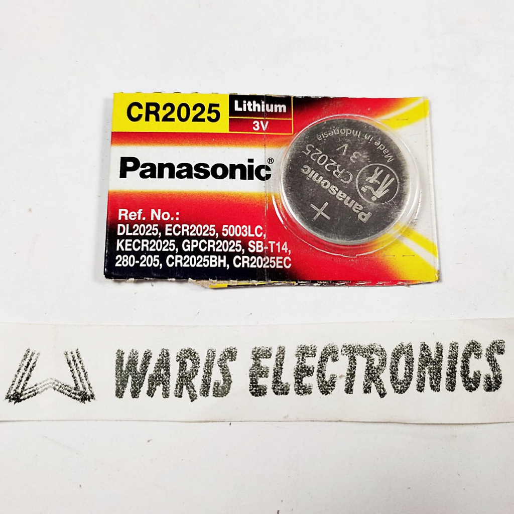 Baterai Remot CR 2025 3V Panasonic