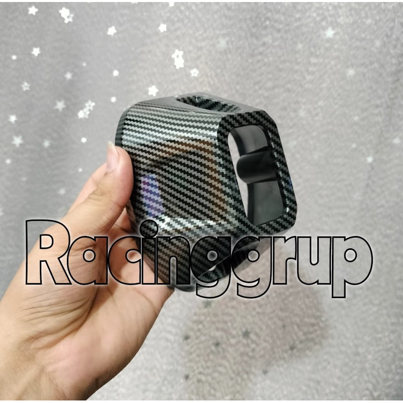 Garnish end cap muffler carbon moncong knalpot pcx 150 160 dan Vario 125 150 160 new accessories original