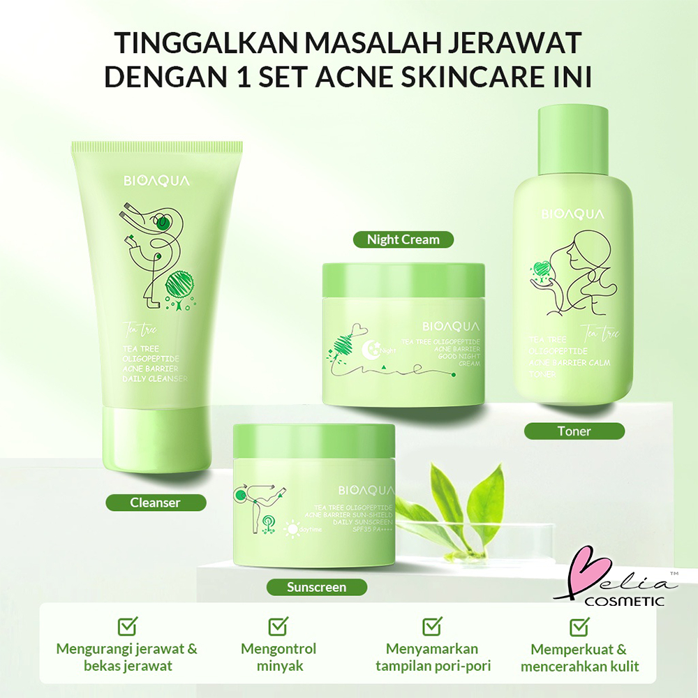 ❤ BELIA ❤ BIOAQUA Skincare Set | Body Care Series Set | Hair Care Series Set | Skin Care | Avocado | Peach | SKIN Acne Care &amp; Oil | Tranexamic Acid Oligopeptide Beauty Set | BOX Set | BPOM