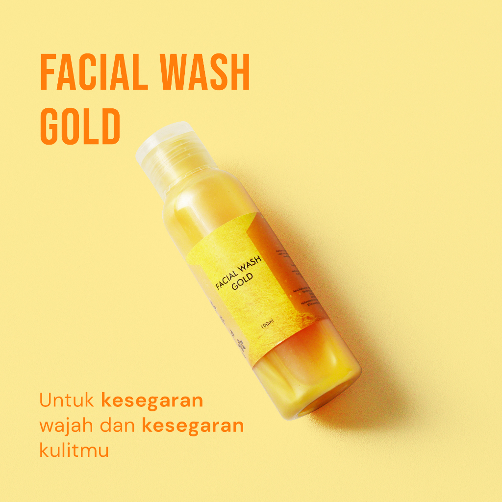 Facial Wash GOLD GLOWING / SABUN WAJAH GOLD GLOWIG