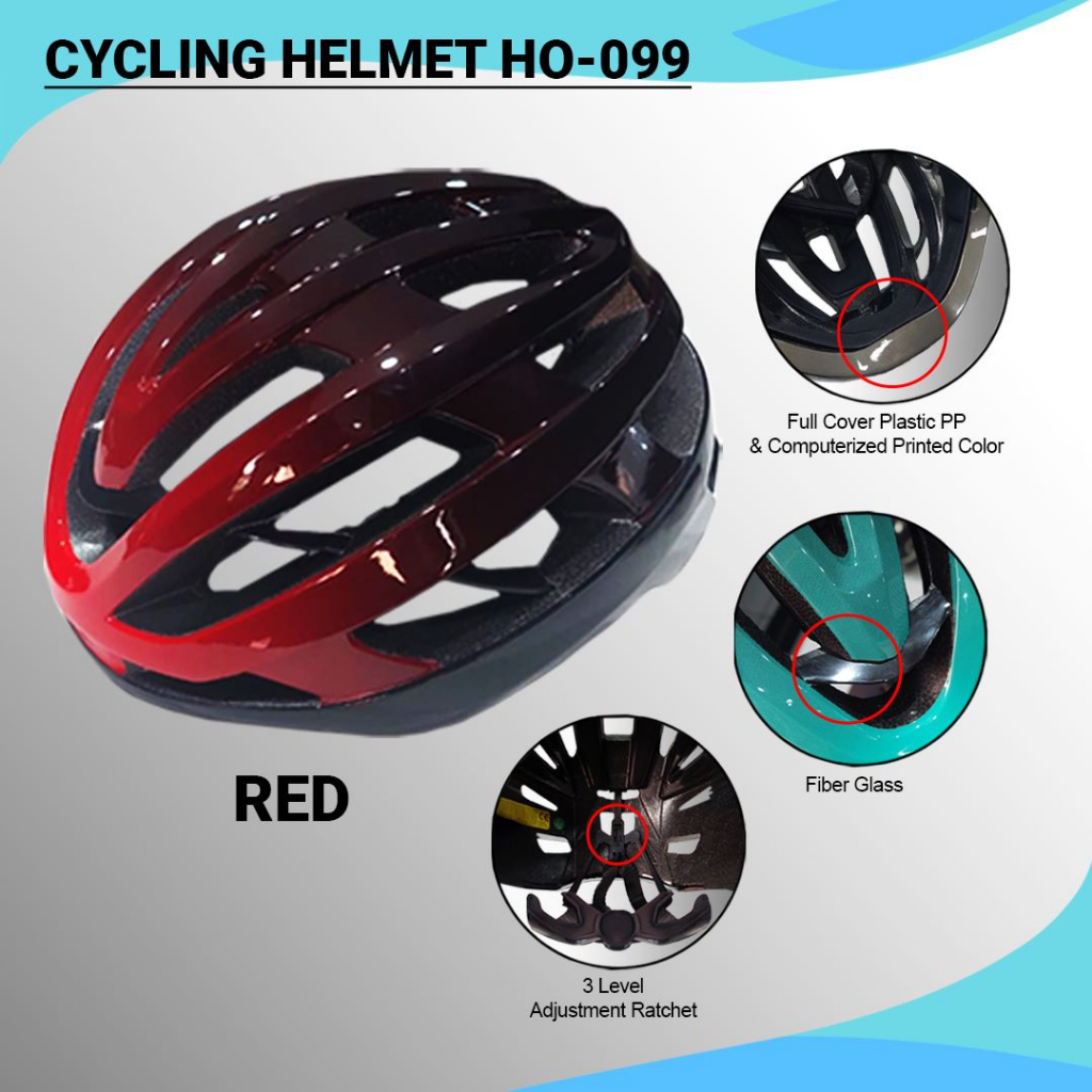 Helm Sepeda Road Bike - Cycling Helmet HO-099