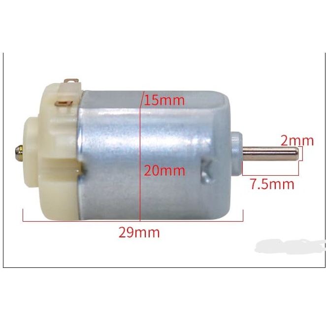 Dinamo motor 130 medium speed 7.5mm Shaft (130TY)