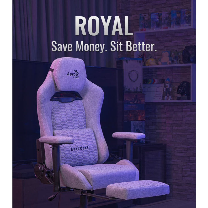 AeroCool Royal AeroWeave Gaming Chair / Kursi Gaming