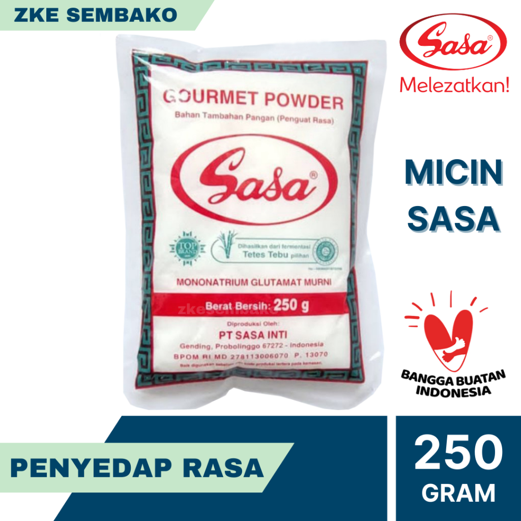 

Sasa Penyedap Rasa / Micin / MSG 250 Gram