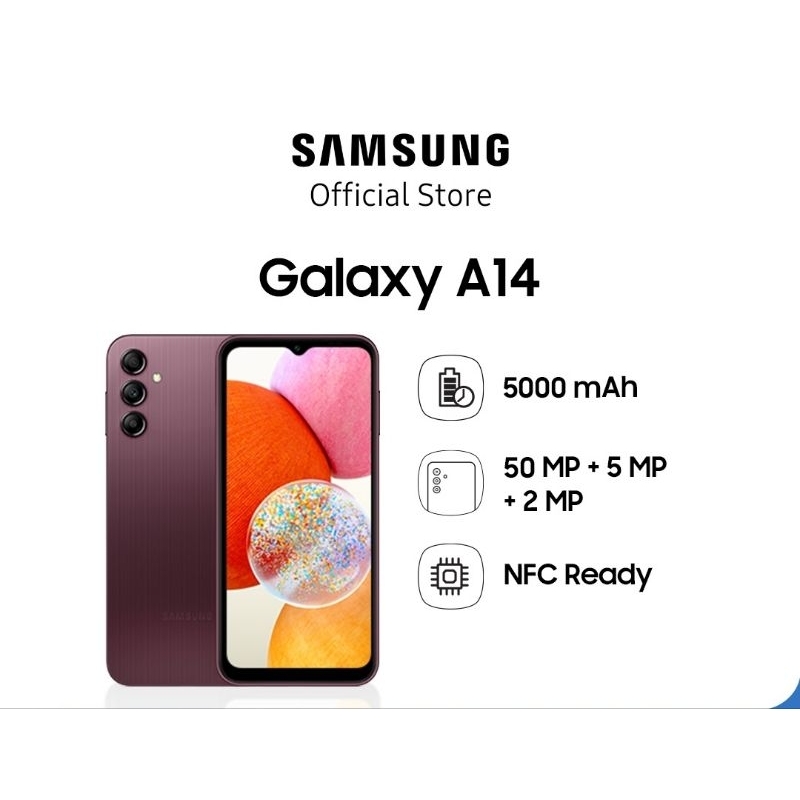 Samsung Galaxy A14 Lte 6/128gb Grs Resmi Samsung Indonesia SEIN