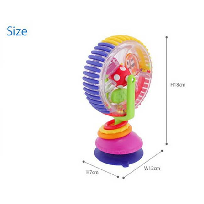 [BIG SALE] MAINAN BAYI RATTLE WHEEL BERPUTAR BUNYI KERINCINGAN