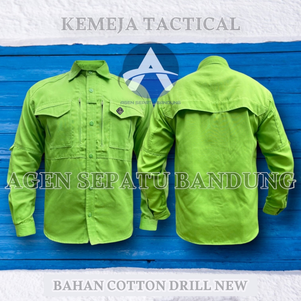 Kemeja Tactical M-TAC Free Gantungan ID Card / Kemeja Reskrim / Kemeja BUMN / Kemeja Lapangan Bahan Drill / Kemeja Kantor / Kemeja Outdoor / Hem Pria / Bisa Di Gunakan Untuk Acara Formal Dan Casual