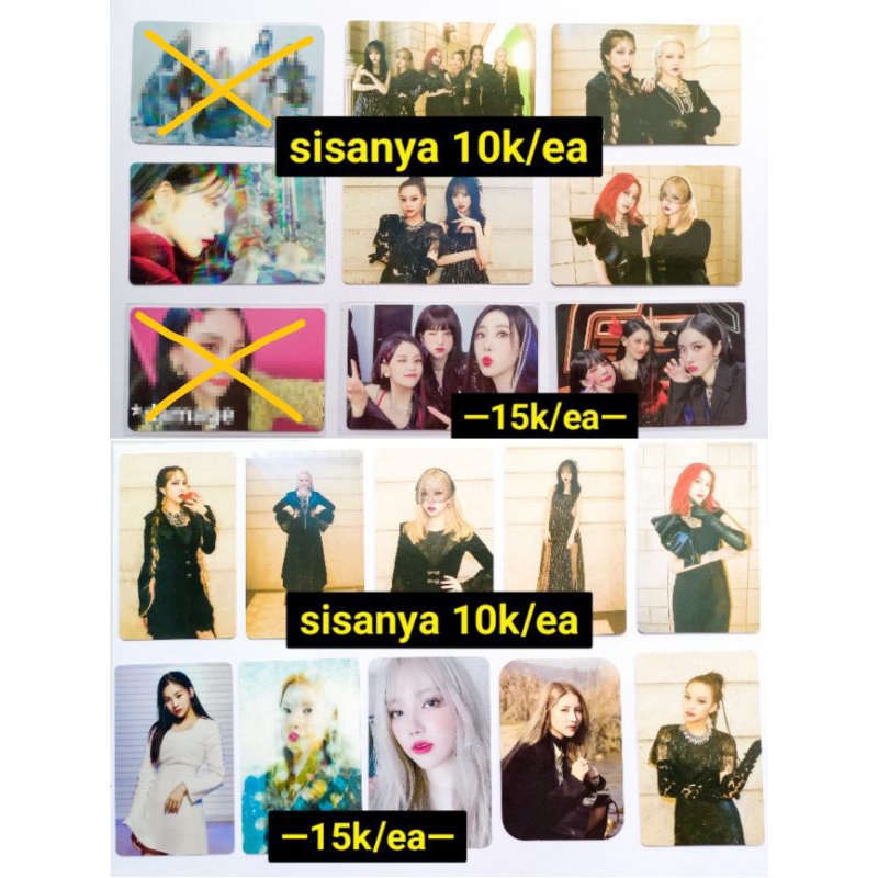 (BACA DESKRIPSI) Photocard PC GFRIEND VIVIZ Sowon Yerin Eunha Yuju Sinb Umji (Part 2) BOP SOTS Walpu