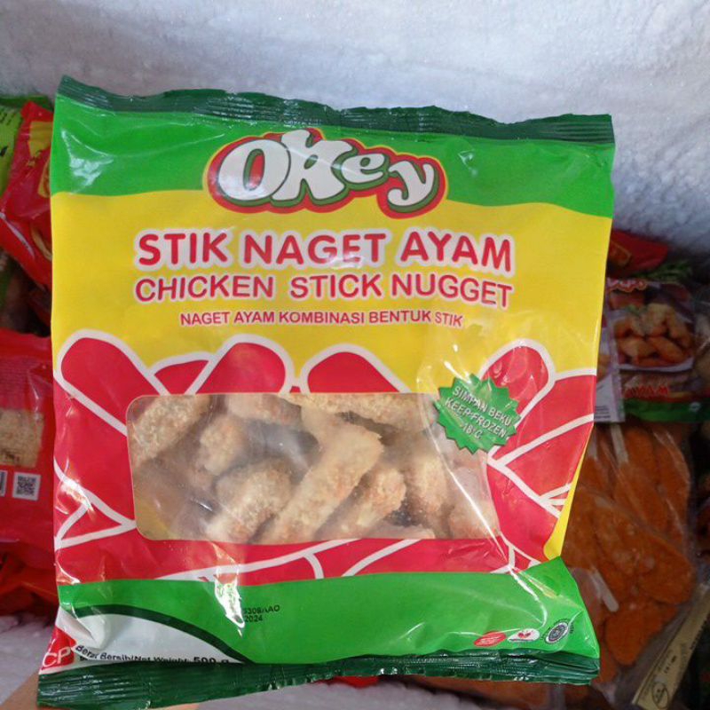 

OKEY Nugget ayam stick 500gr