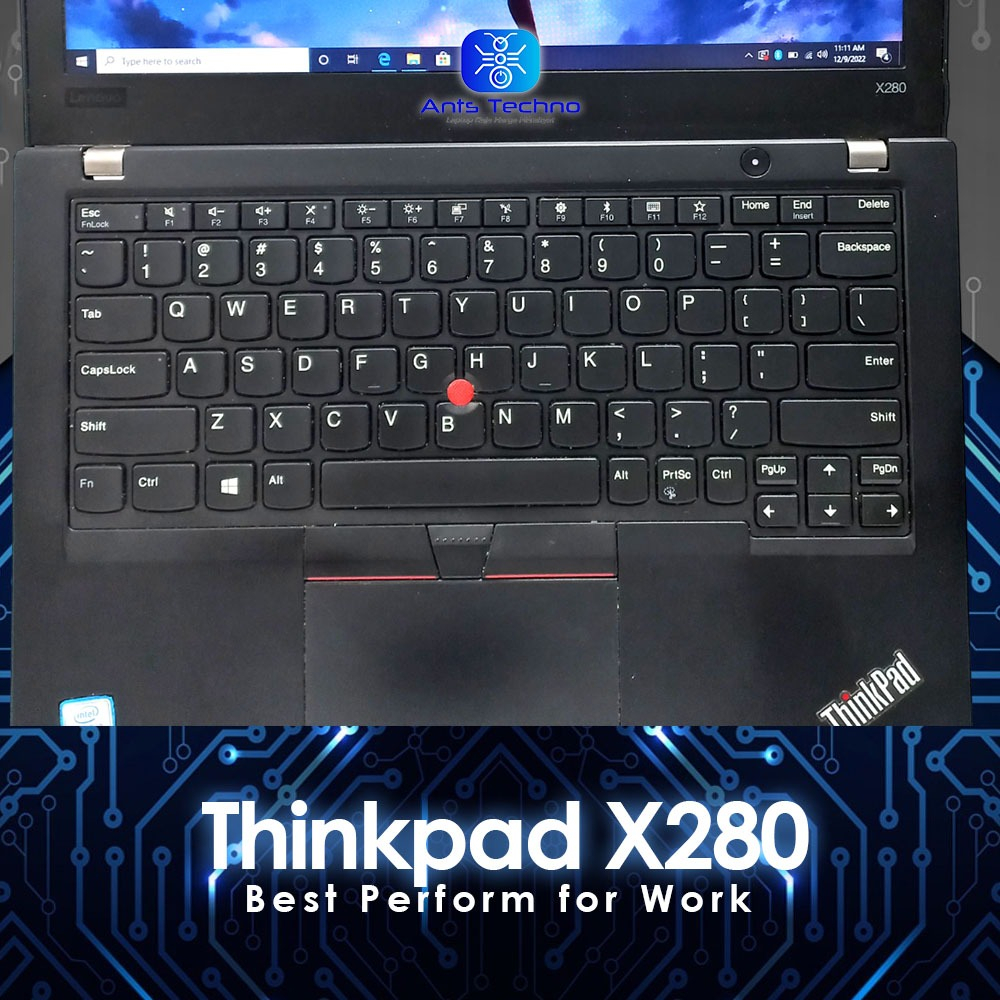 Laptop Lenovo Thinkpad X280 Intel Core I7 / I5 Gen 8Th RAM 16GB Mulus Like New