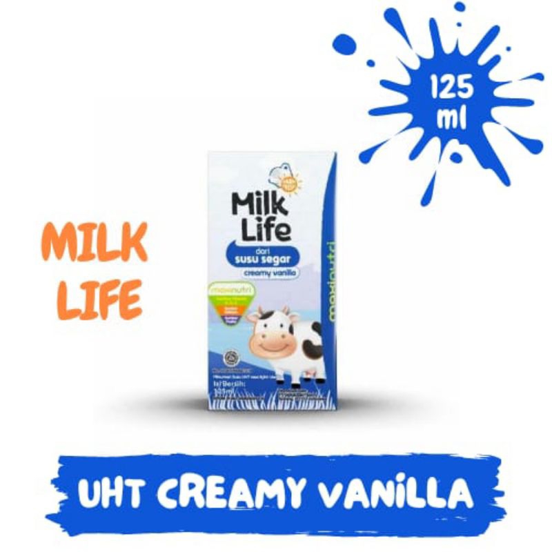 

MILK LIFE UHT CREAMY VANILLA 115ML [ 1DUS 40+5pcs ]